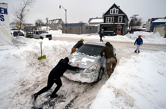 На территорию США надвигается новая волна зимнего шторма