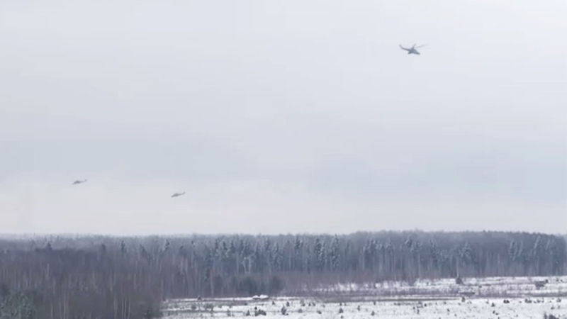 Минобороны Белоруссии опубликовало кадры летно-тактических учений с Россией