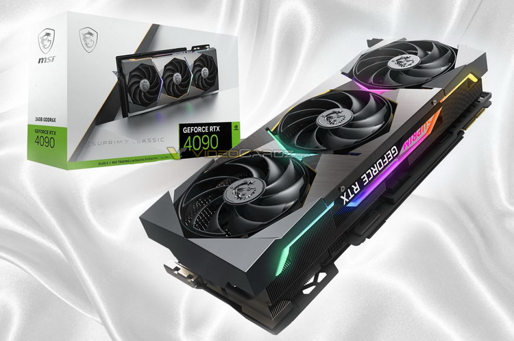 MSI выпустила GeForce RTX 4090 Suprim X Classic — удешевлённую версию модели Suprim X с кулером от GeForce RTX 3090 Ti