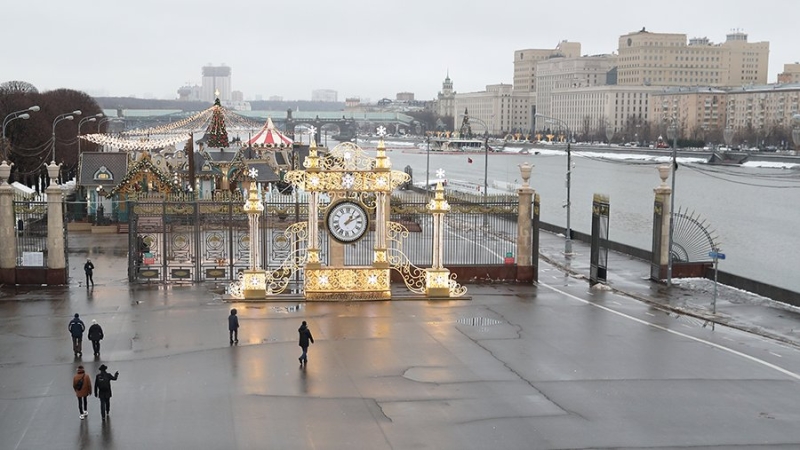 В первый день года в Москве установлен температурный рекорд