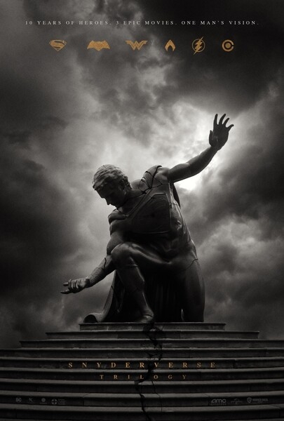 Супермен Генри Кавилла украсил собой постер кинотрилогии DC от Зака Снайдера