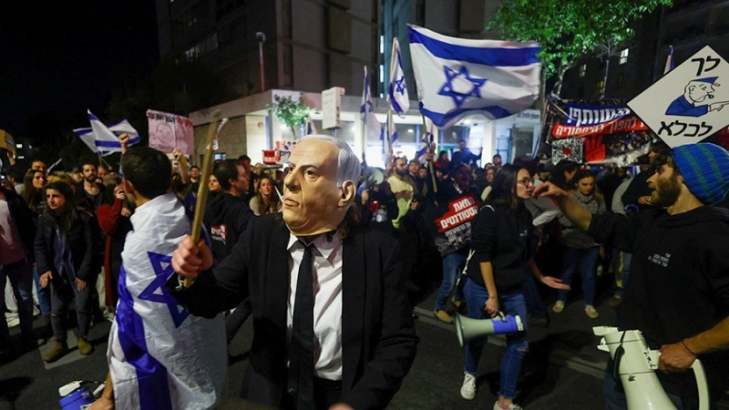 В Израиле не менее 250 тыс. человек вышли на протесты против судебной реформы