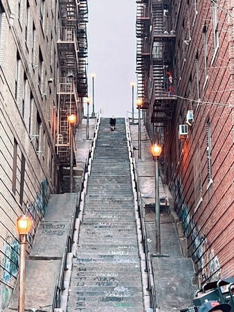 Лестница имени Джокера: новая Харли Квинн повторяет злодейский путь на съёмках «Джокера 2» (фото)