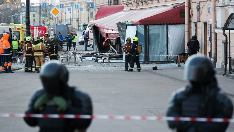 Сработавшее в кафе Петербурга СВУ было начинено поражающими элементами