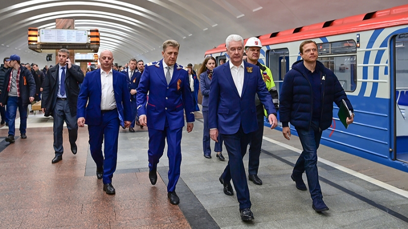 Собянин объявил об открытии участка зеленой ветки метро после ремонта 10 мая