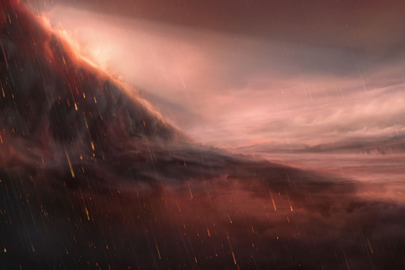 Экзопланету с железными дождями подозревают в каннибализме — в её атмосфере нашли следы другого мира