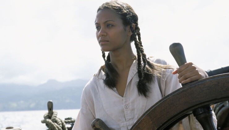 Карибские флэшбеки: Зои Салдана опять помянула плохим словом опыт съёмок в «Пиратах Карибского моря»
