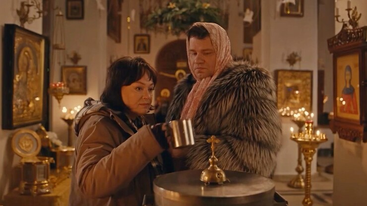 Лариса Гузеева дерётся с Гариком Харламовым в трейлере комедии «Тёща»