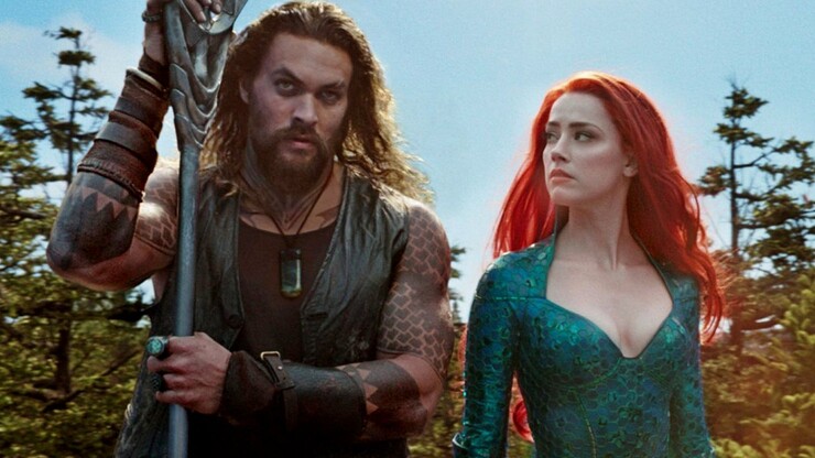 Мера и Аквамен в костюмах на свежем промо «Аквамена и потерянного царства» (фото)