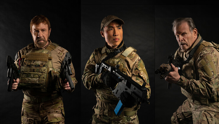 Чак Норрис остановит инопланетное вторжение в научно-фантастическом экшене (фото)