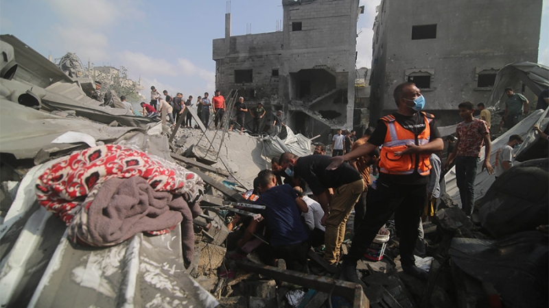 WAFA сообщило о гибели 13 человек в результате удара Израиля по домам и мечети в Газе