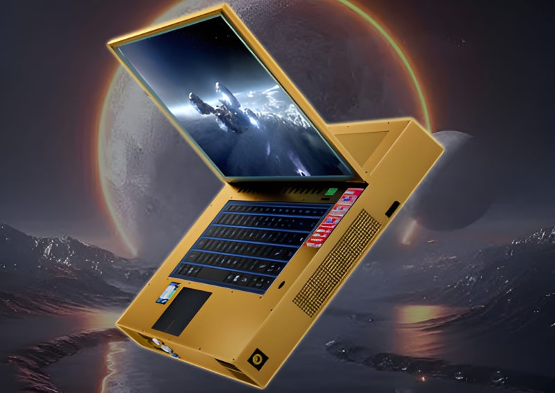 Китайцы показали ноутбук с 64-ядерным AMD EPYC, настольной NVIDIA GeForce RTX 4080 и настоящей СЖО 