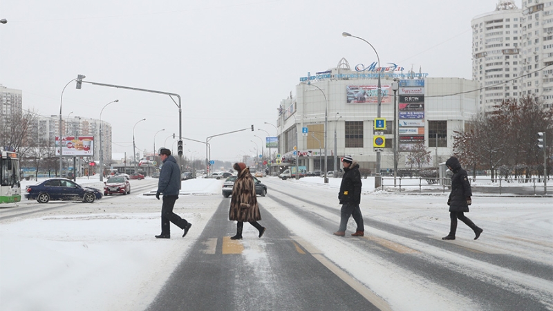 Синоптики предупредили москвичей о сильной гололедице и похолодании 31 декабря