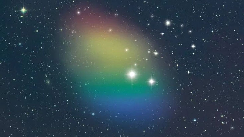 Астрономы случайно нашли галактику, в которой нет ни одной звезды 