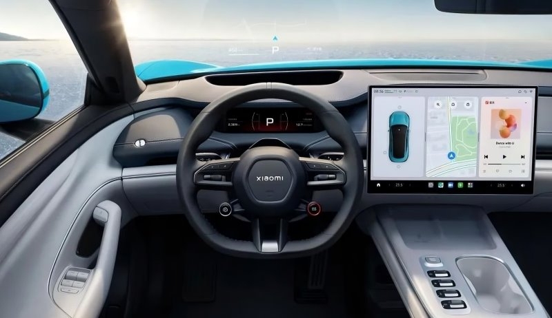 Xiaomi показала интерьер своего электромобиля SU7 с кучей физических кнопок 