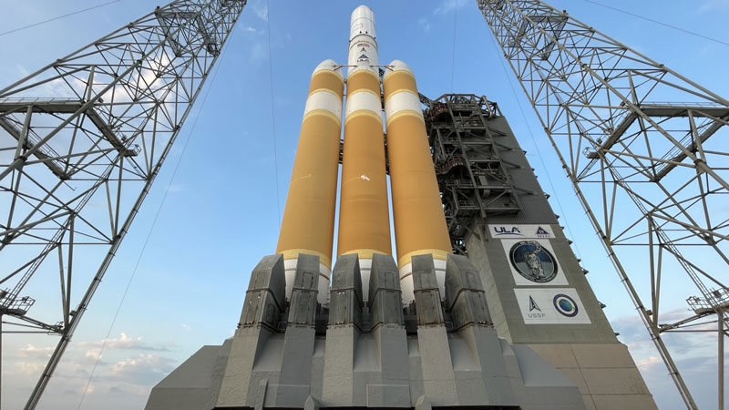 Финальный запуск тяжелой ракеты Delta IV прерван во время обратного отсчёта и отложен на неопределённое время