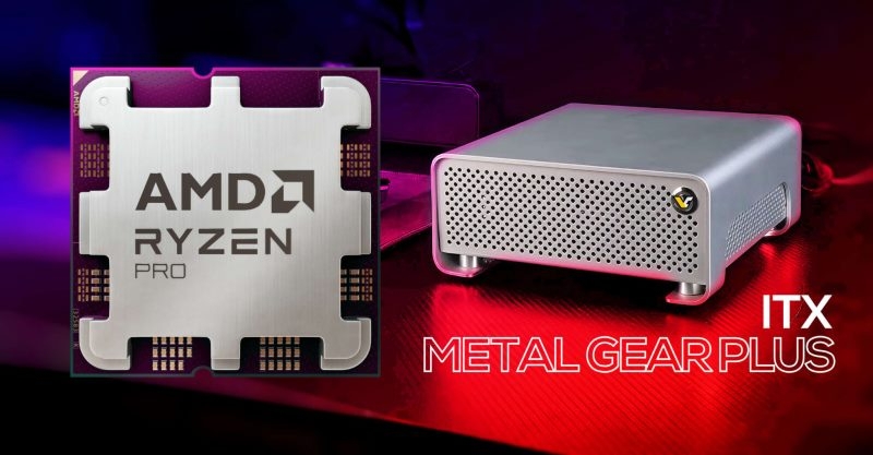 Gigabyte представила мини-ПК Metal Gear Plus ITX на базе десктопных процессоров AMD Ryzen 8000G