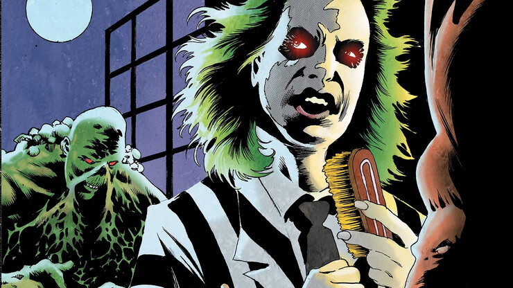 Битлджус «подружится» с Бэтменом, Чудо-женщиной и другими героями DC на специальных обложках