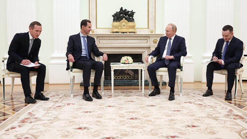 Путин встретился с президентом Сирии в Кремле